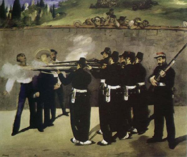 Edouard Manet the execution of maximilian France oil painting art